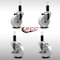 Service Caster 4'' SS Nylon Wheel Swivel 1-1/4'' Expanding Stem Caster Set 2 Brakes, 4PK SCC-SSEX20S414-NYS-2-TLB-2-114 - alternate 5